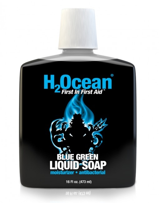 Blue Green Liquid Soap
