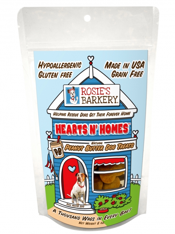 Hearts N' Homes™ Natural Peanut Butter 6oz Dog Treats