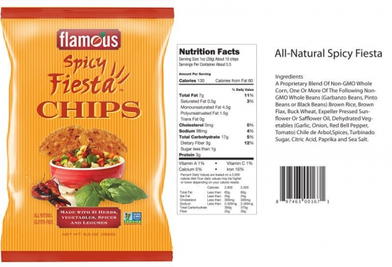 All-Natural Spicy Fiesta Chips