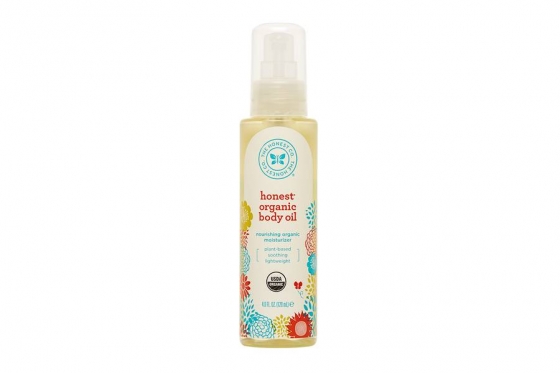 honest organic body oil