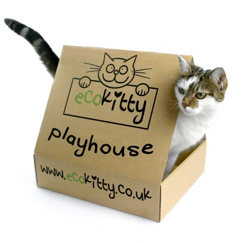 Recycled Cardboard Playhouse