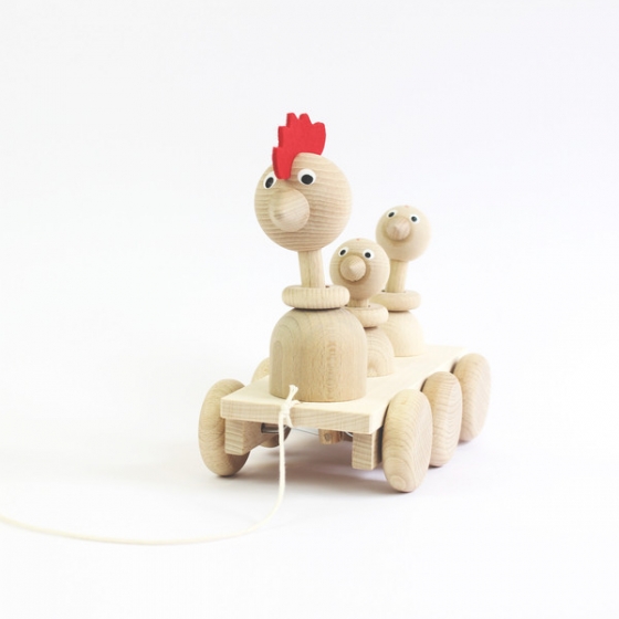 Wooden Pull-Along Chicken                         – sarah & bendrix