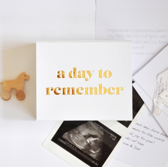 Newborn Paper Keepsake Box                         – sarah & bendrix