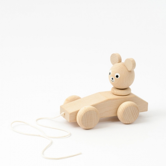 Wooden Pull - Along Bear                         – sarah & bendrix