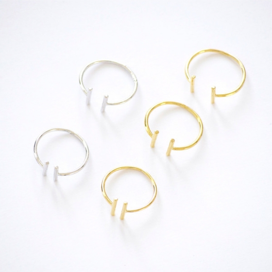 Two Bar Adjustable Ring                         – sarah & bendrix