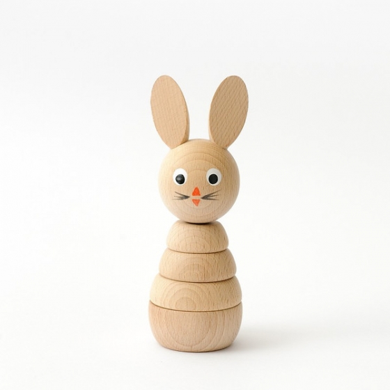 Wooden Rabbit Stacking Toy                         – sarah & bendrix