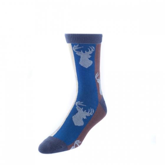 Buck- Whitetail Crew Sock Striped