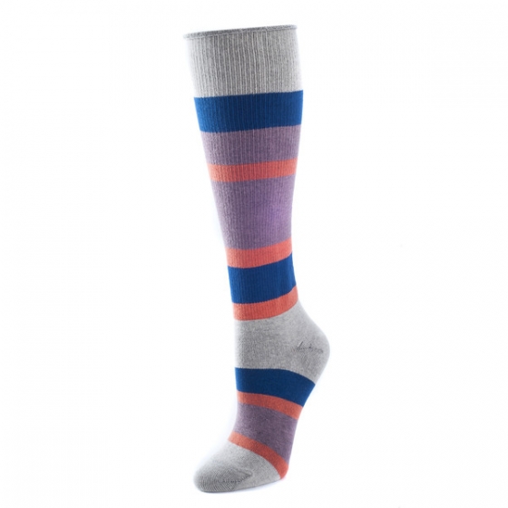Eva- Knee High Socks Multi Stripe
