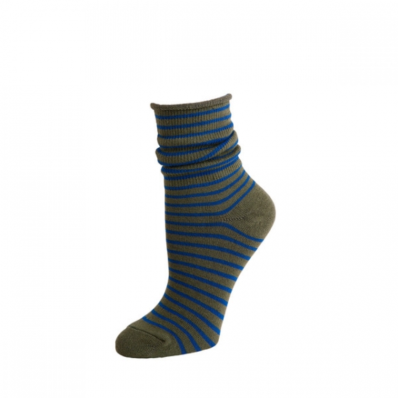 Rose- Slouch Socks Striped