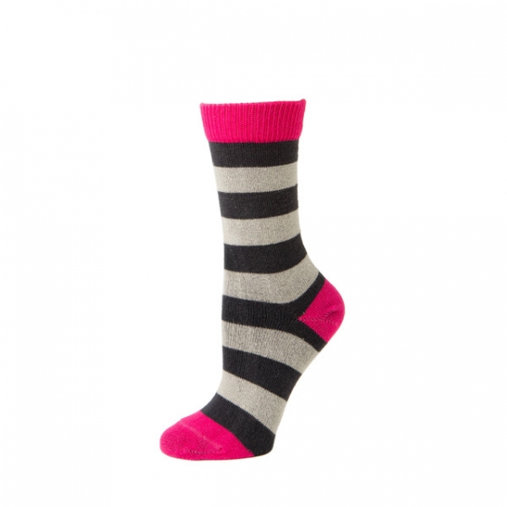 Lila- Crew Socks Striped