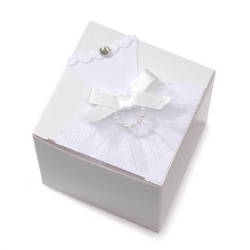 Bridal Gown Favor Boxes