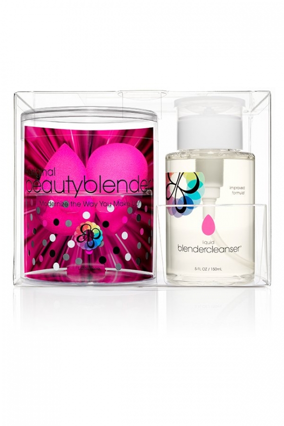 beautyblender original double + liquid blendercleanser kit