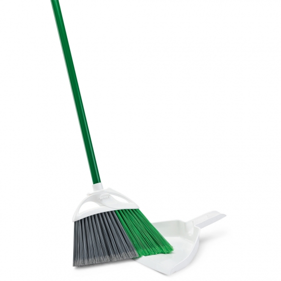 Precision Angle Broom with Dustpan