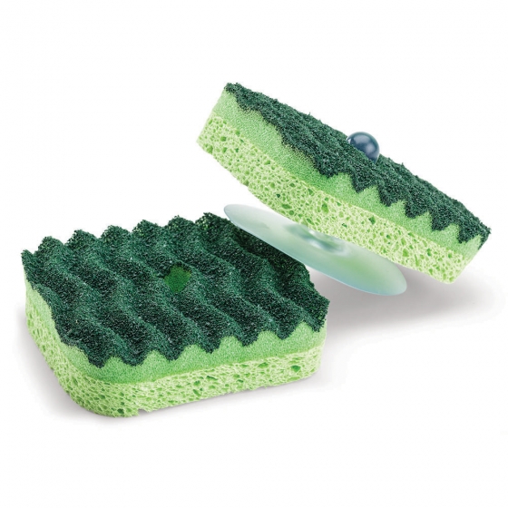 Scrub Sponges with Suction Hanger