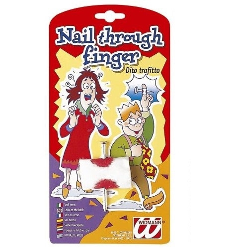 NAIL THROUGH FINGER JOKE