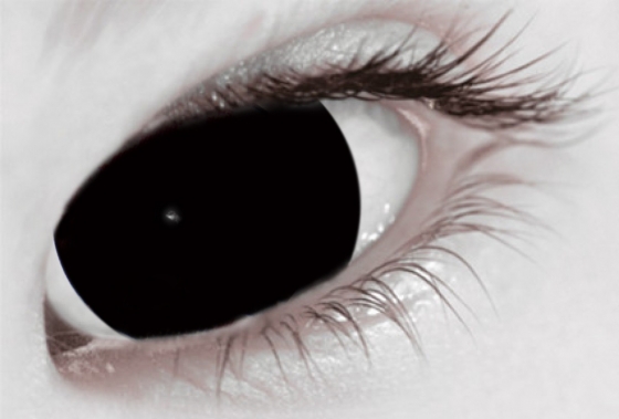 BLACK MINI SCLERA 17MM