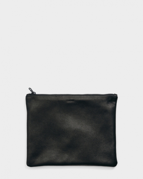 Medium Flat Pouch - Black