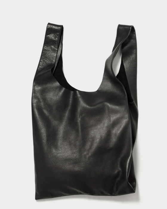 Leather Baggu Black