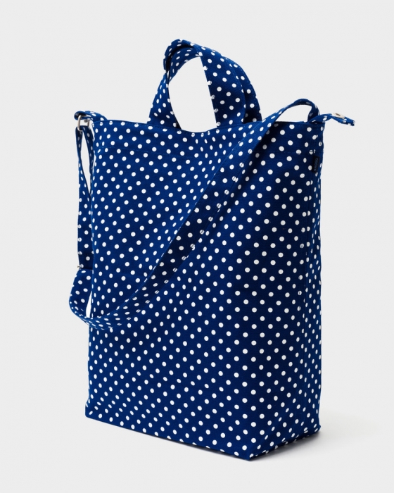 Duck Bag with Laptop Pocket Navy Dot