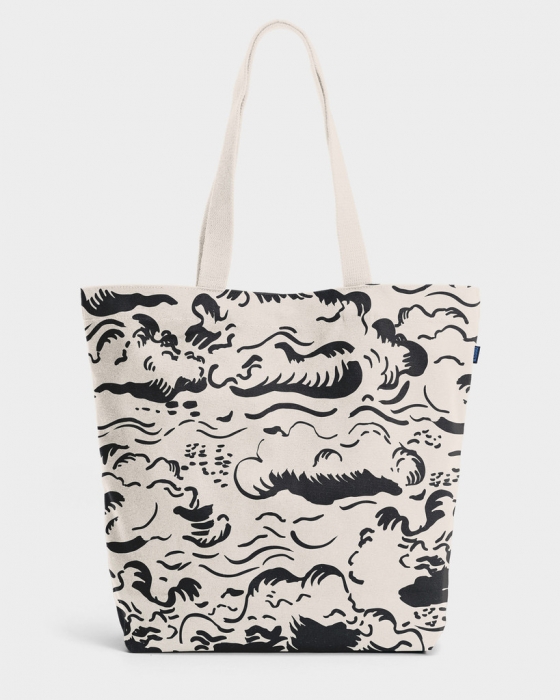 Canvas Shopper Natural Cloud