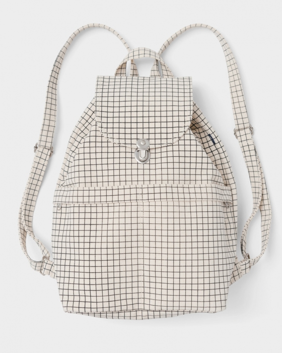 Backpack Natural Grid