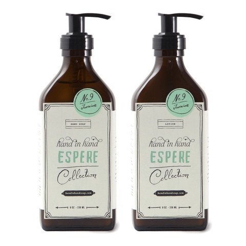 Jasmine Liquid Hand Soap & Lotion Set