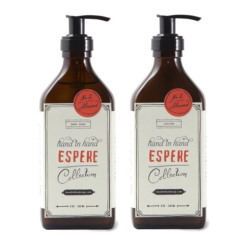 Almond Liquid Hand Soap & Lotion Set