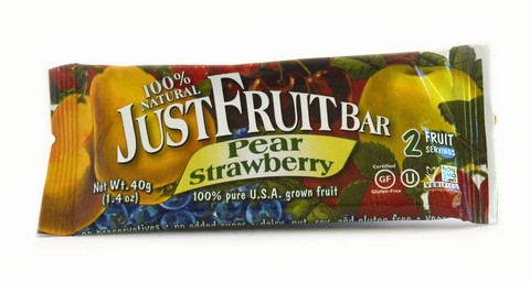 JustFruit Pear Strawberry Bar
