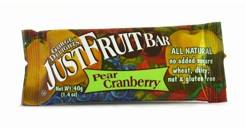 JustFruit Pear Cranberry Bar