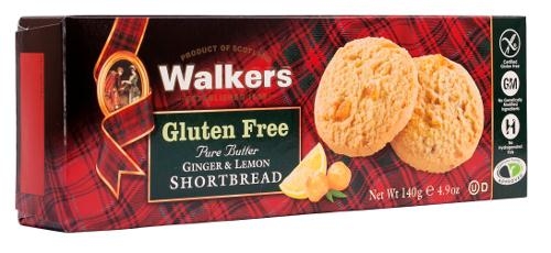 Shortbread Cookies Ginger Lemon (Pack of 6)
