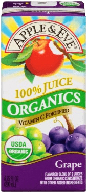 Organic Juices Grape Juice At least 95% Organic