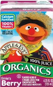 Organic Juices Ernie`s Berry At least 95% Organic