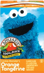 Sesame Street Juices Cookie Monster`s Orange Tangerine
