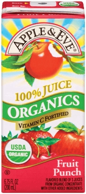 Organic Juices Fruit Punch At least 95% Organic