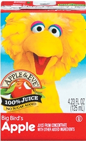 Sesame Street Juices Big Bird`s Apple