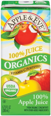 Organic Juices Apple At least 95% Organic