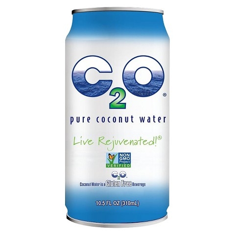 C2O Pure Coconut Water, Unsweetend,10.5oz