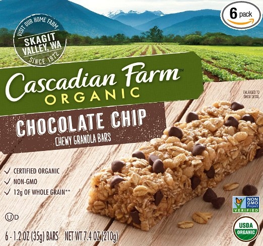 Cascadian Farm Organic Chewy Granola Bars, Chocolate