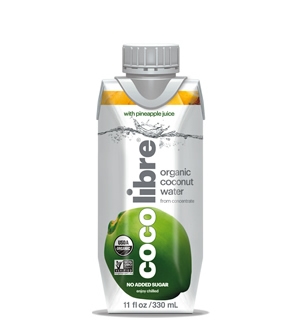 COCO LIBRE Coconut Pineapple Water At least 95% Organic,11oz