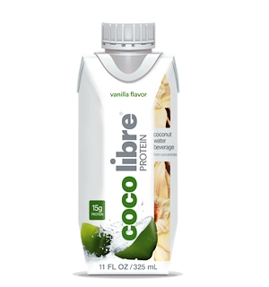 COCO LIBRE Coconut Water + Protein Vanilla,11oz