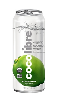 COCO LIBRE Coconut Water At least 95% Organic, 15oz