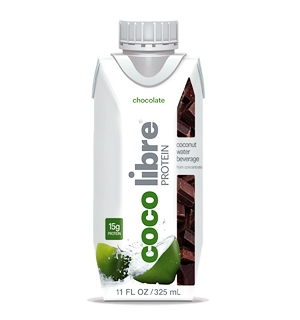 COCO LIBRE Coconut Water + Protein Chocolate,12x11oz