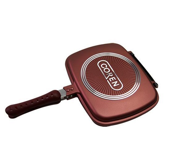 COREN Double Sided  Frypan (Red)
