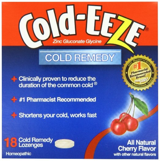 Cold-Eeze Cold Eeze, Cold Remedy, All Natural Cherry Flavor， 12packs