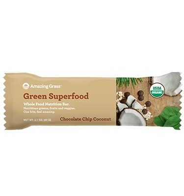 Green Superfood Chocolate Chip Coconut
