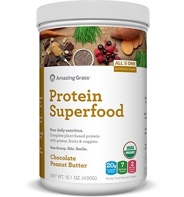 Green Superfood Chocolate Protein Peanut Butter