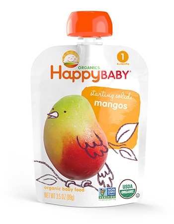 Stage 1 Pouch Foods Mangos