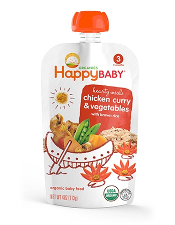 Stage 3 Pouch Foods Chicken Curry Vegetables