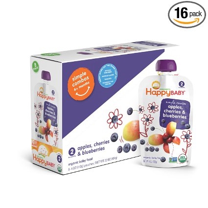 Stage 2 Pouch Foods Apple & Cherry