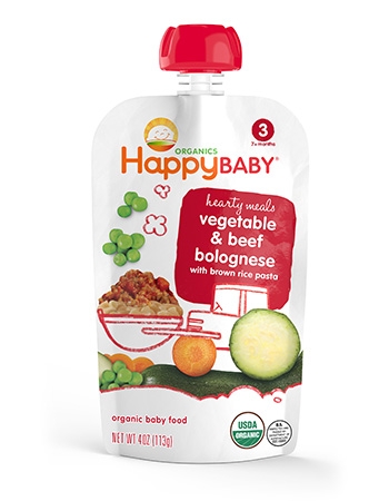 Stage 3 Pouch Foods Vegetable & Beef Bolognese
